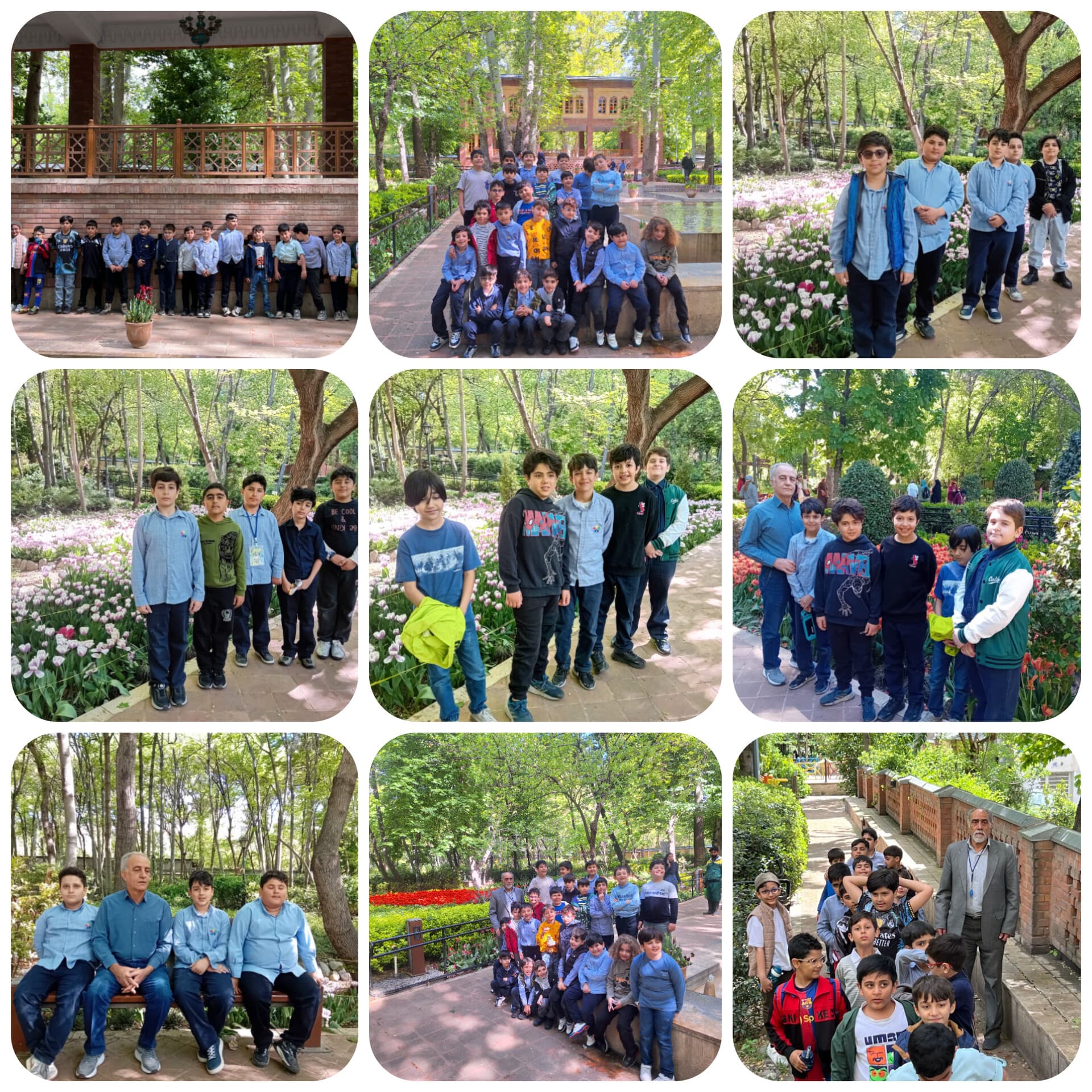 اردوی باغ ایرانی پایه دوم،سوم و چهارم