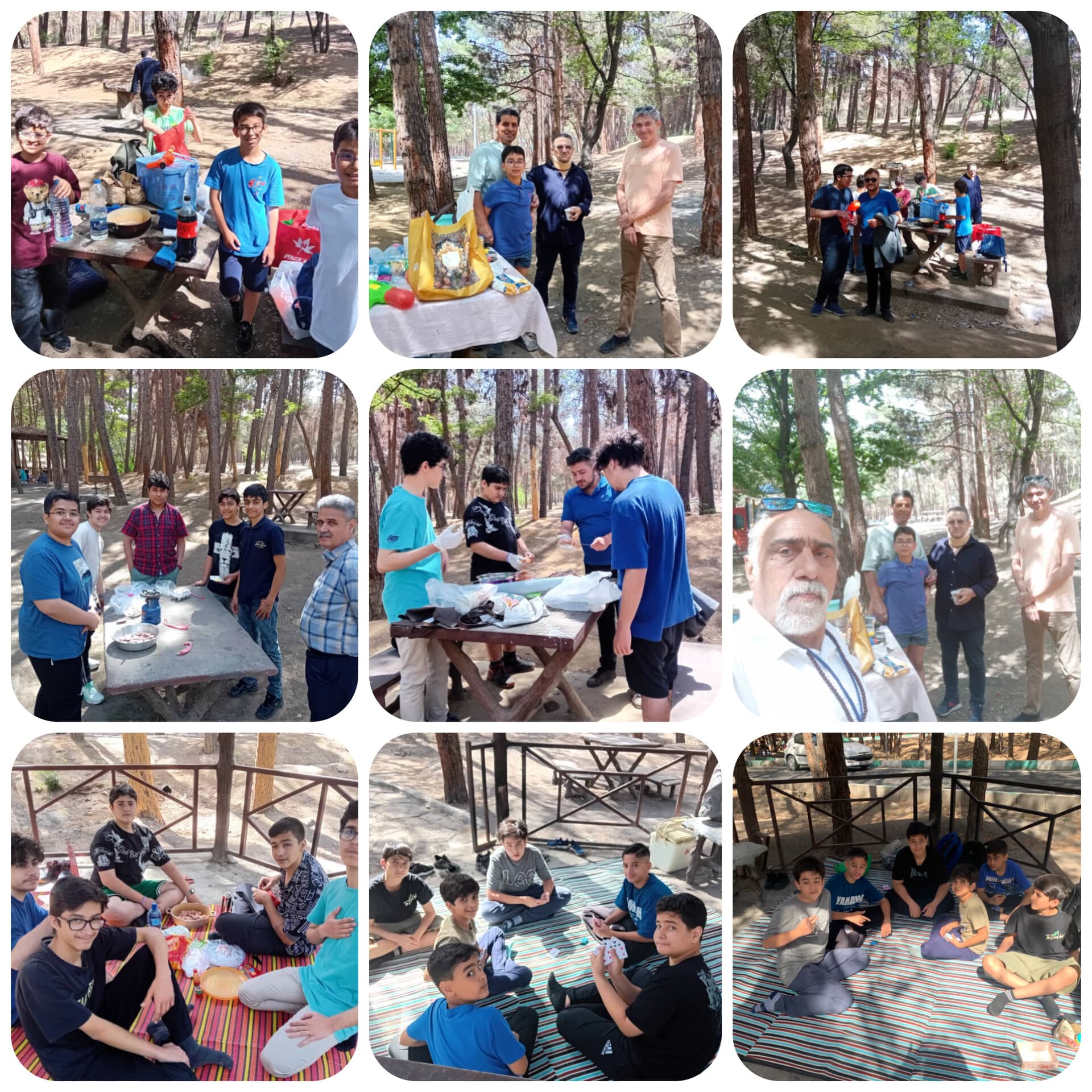 اردوی پارک جنگلی سرخه حصار پایه ششم